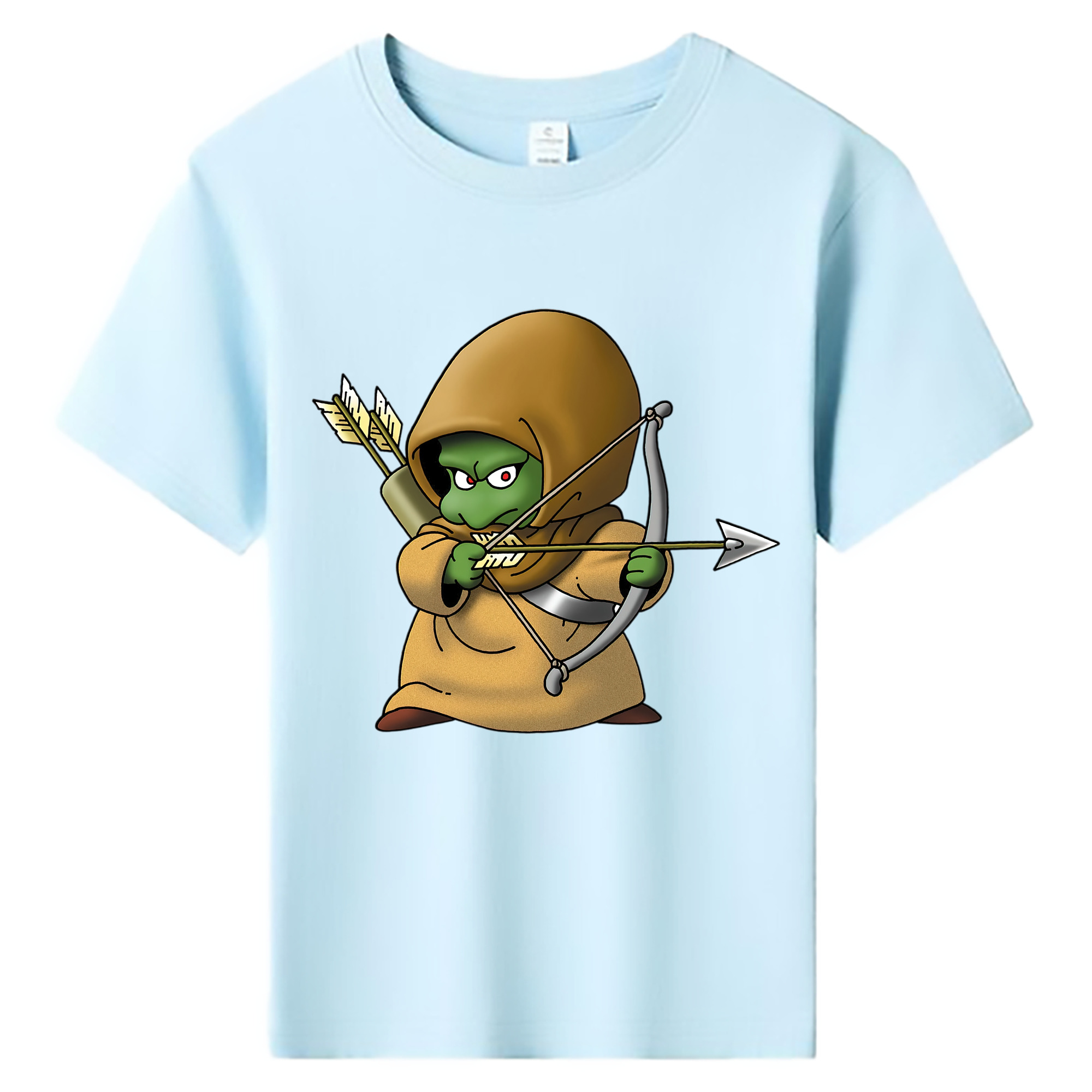 （画像用） ドラゴンクエスト Doragon Kuesuto Dragon Quest 綿100％キッズTシャツ（フロントプリント）